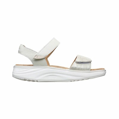 Női Joya Flores Metallic Szandál Bézs | 529-MEGJXT